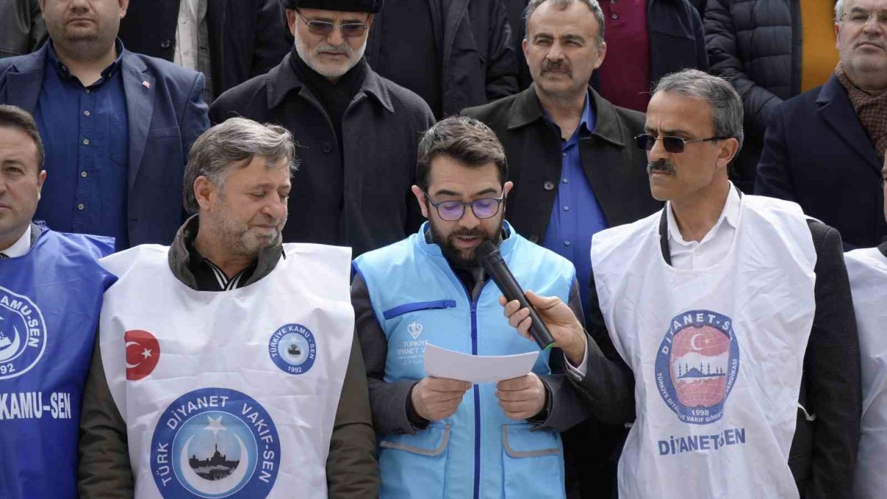 Gümüşhane’de Mescid-i Aksa için basın açıklaması