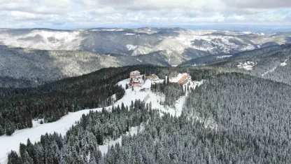 Kar geri döndü: Nisan ayında kışı aratmayan manzara