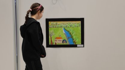 Kartepe’de öğrencilerin 23 Nisan temalı eserleri sergileniyor