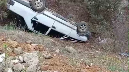 Kastamonu’da otomobil takla attı: 1 yaralı