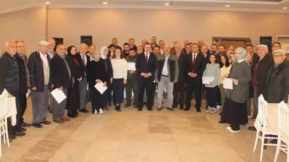 Kaynaşlı’da üreticilere sertifikaları törenle verildi