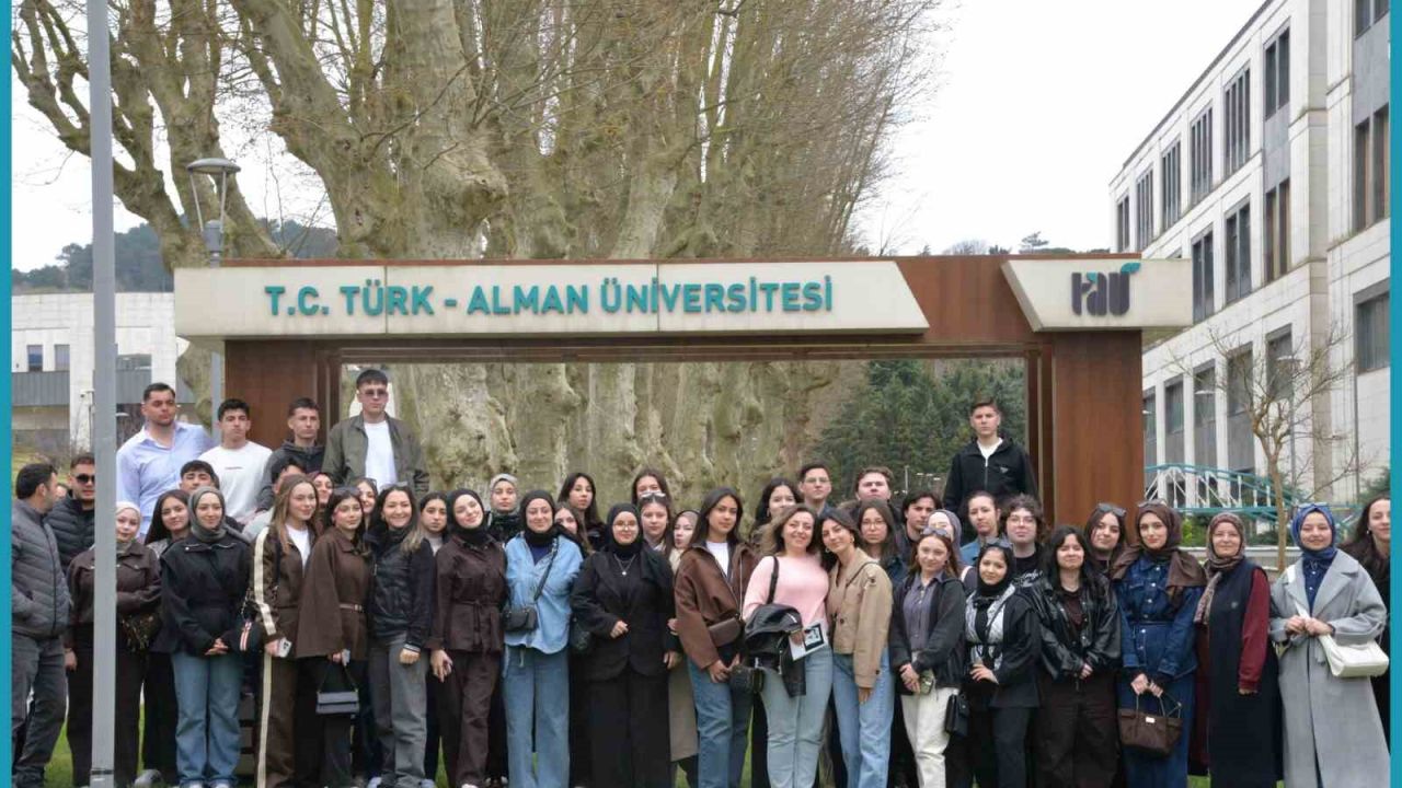 Kaynaşlılı öğrenciler Türk-Alman Üniversitesi’ni tanıdı