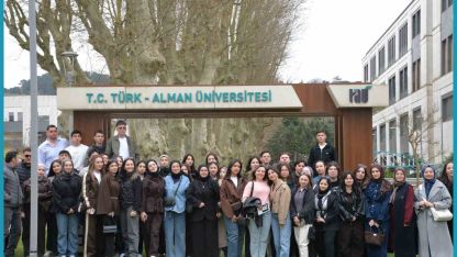 Kaynaşlılı öğrenciler Türk-Alman Üniversitesi’ni tanıdı