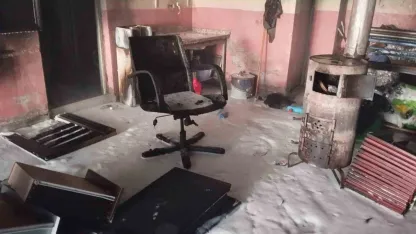 Kelkit’te sobaya dökülen tiner parladı: 1 kişi ağır yaralandı