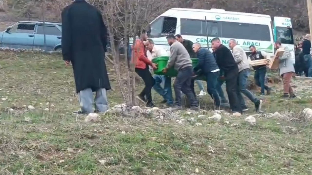 Kocası toprağa kendisi de hapse girdi