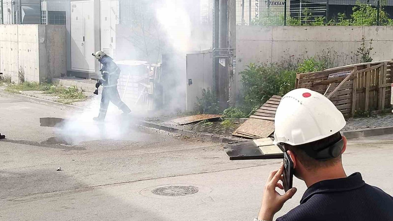 Körfez’de trafo yangını paniğe neden oldu