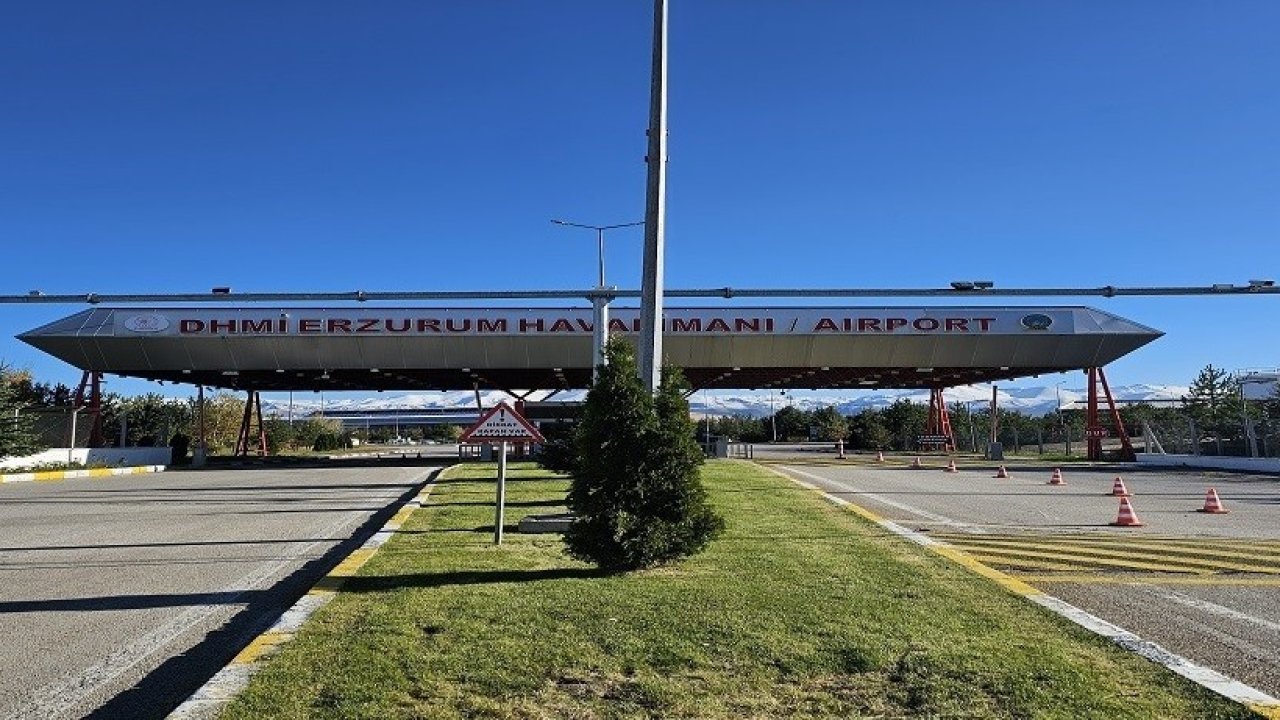Mart ayında Erzurum Havalimanı’nda 112 bin 626 yolcuya hizmet verildi