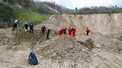 Ordu’da heyelan tatbikatı