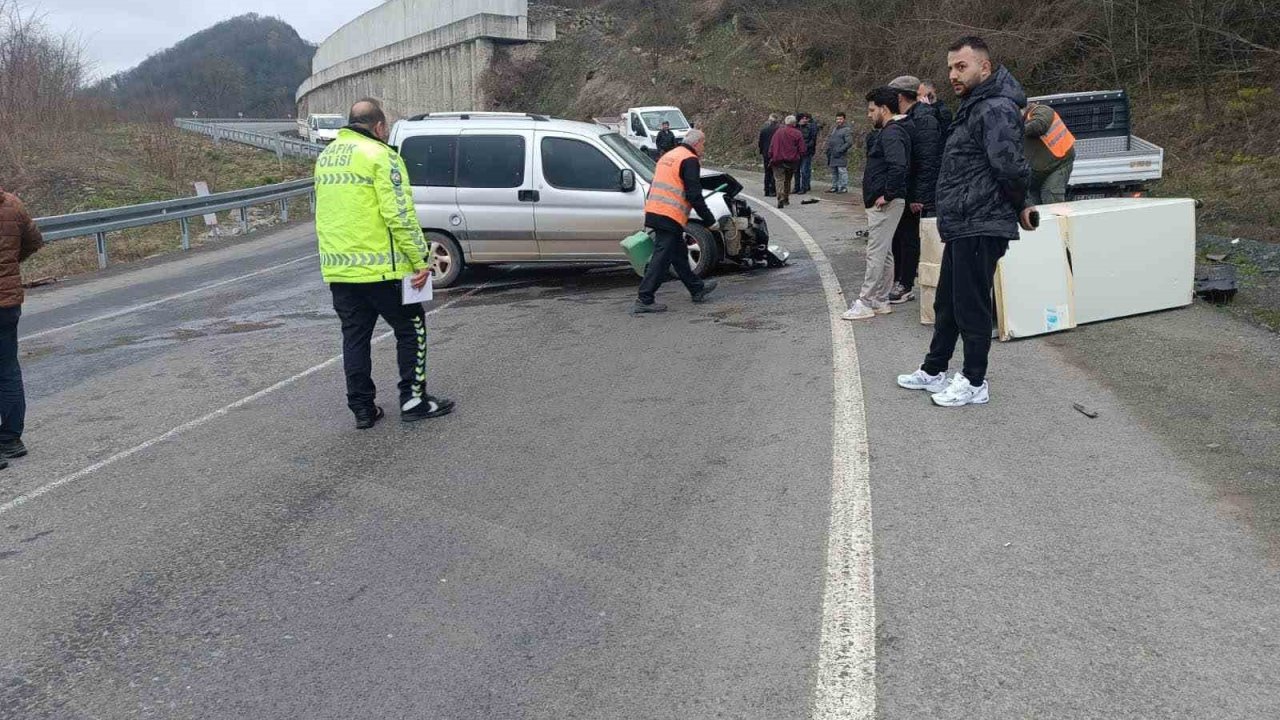 Ordu’da trafik kazası: 2 yaralı