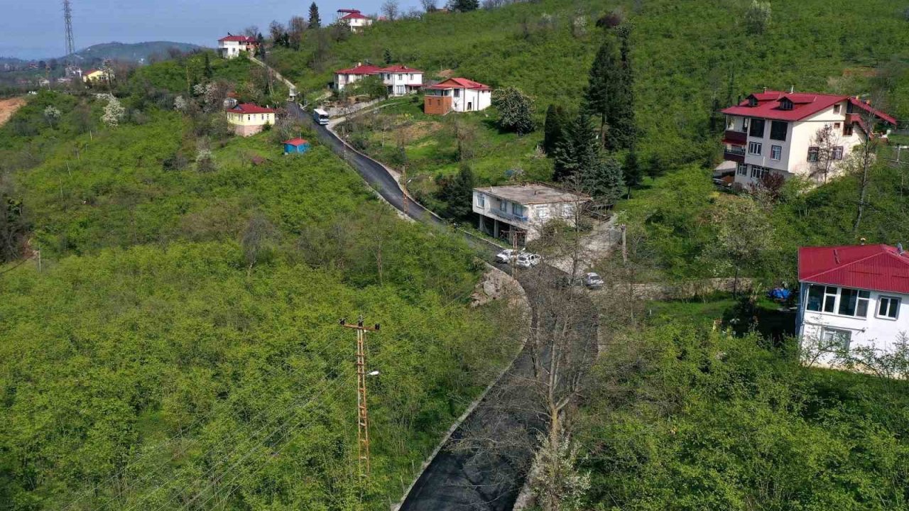 Ordu’nun kırsalında ulaşım güçleniyor