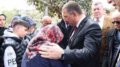 Osman Hacıbektaşoğlu’ndan Emircan’ın ailesine taziye ziyareti