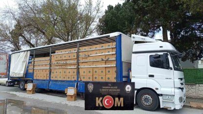 Polis kaçakçılığa izin vermiyor: 8 milyon boş makaron ele geçirildi