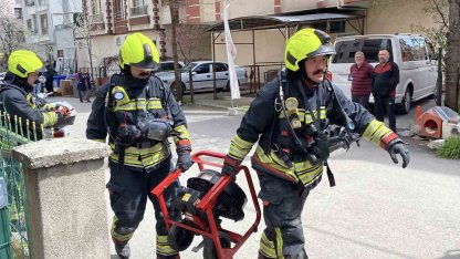 Prizde unutulan saç kurutma makinesi yangın çıkarttı, ekipler harekete geçti