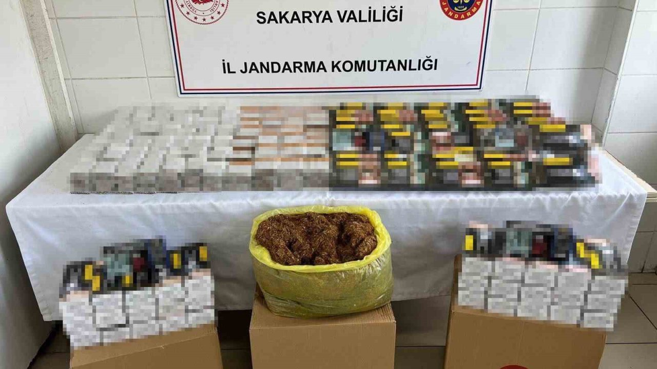 Sakarya’da jandarma kaçakçılığa geçit vermiyor: 3 ilçede 4 gözaltı