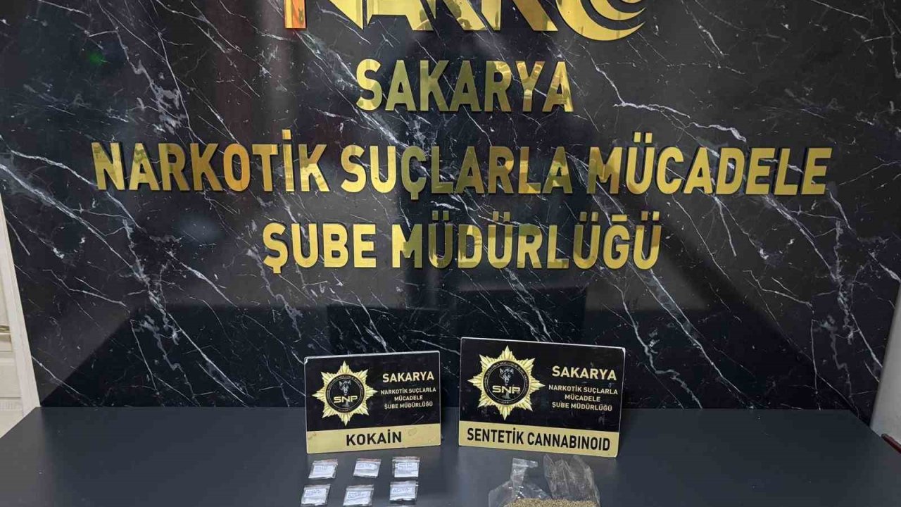 Sakarya’da uyuşturucu taciri polise yakalandı