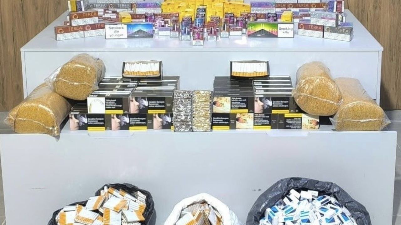 Samsun’da binlerce makaron ve kaçak ürün ele geçirildi