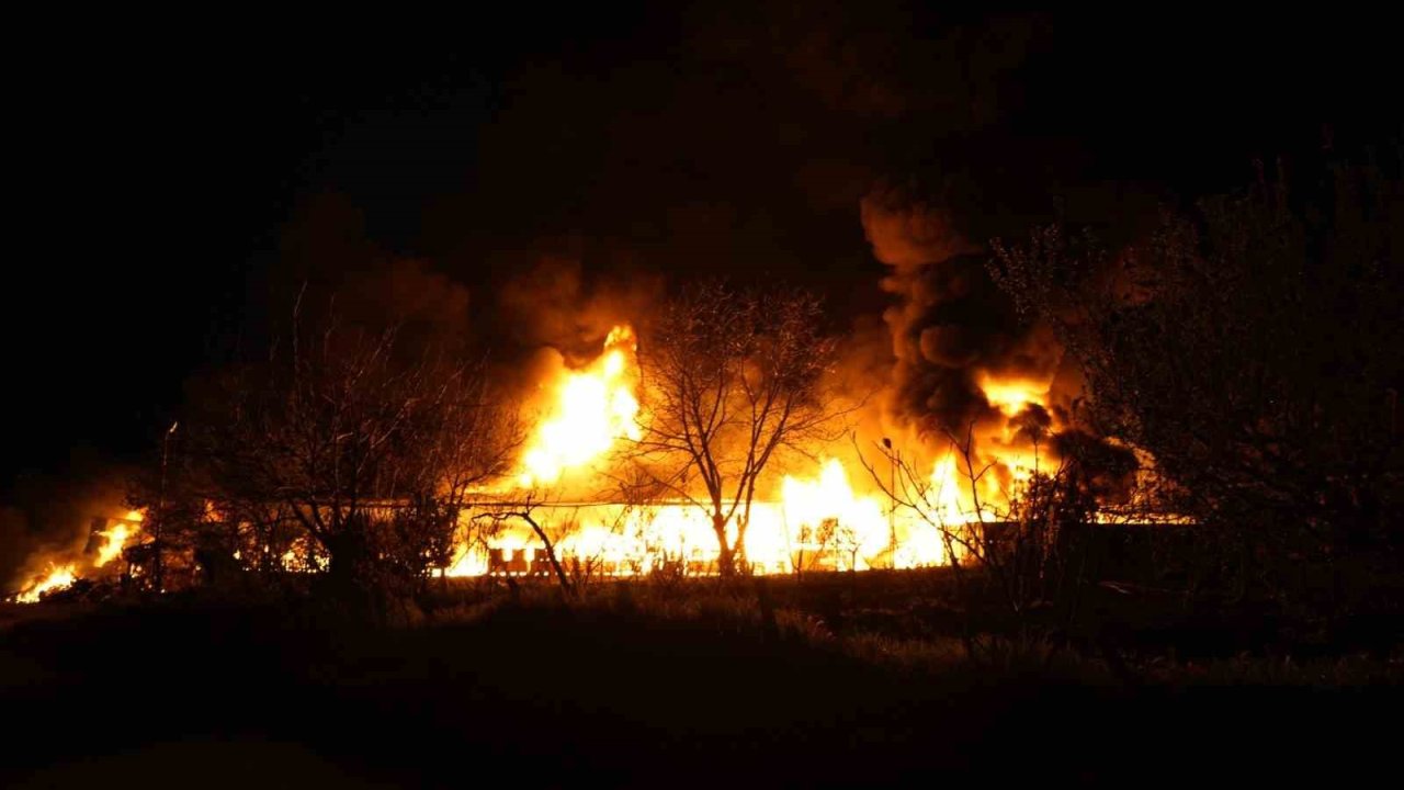 Samsun’da muz deposunda yangın: Alevler göğe yükseldi