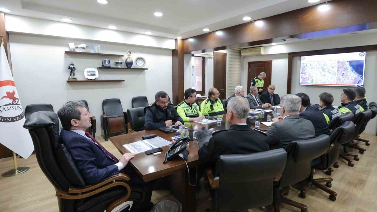 Samsun’da okul çevrelerinde trafik güvenliği artırılıyor