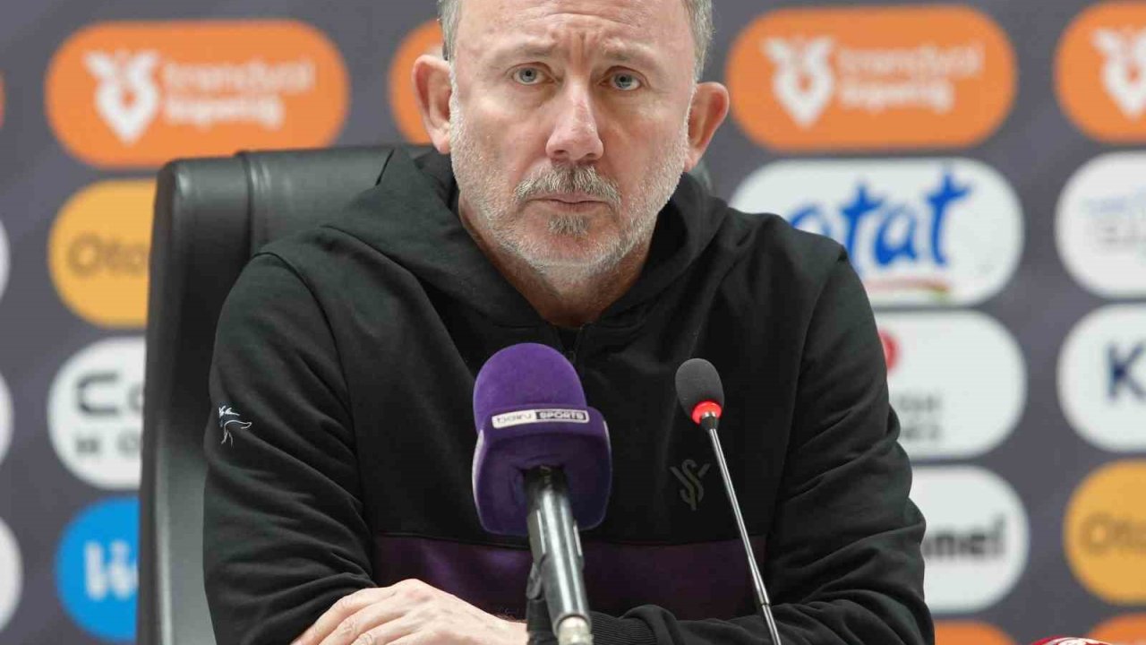 Sergen Yalçın: "Mağlubiyetle ayrıldığımız için üzgünüz"