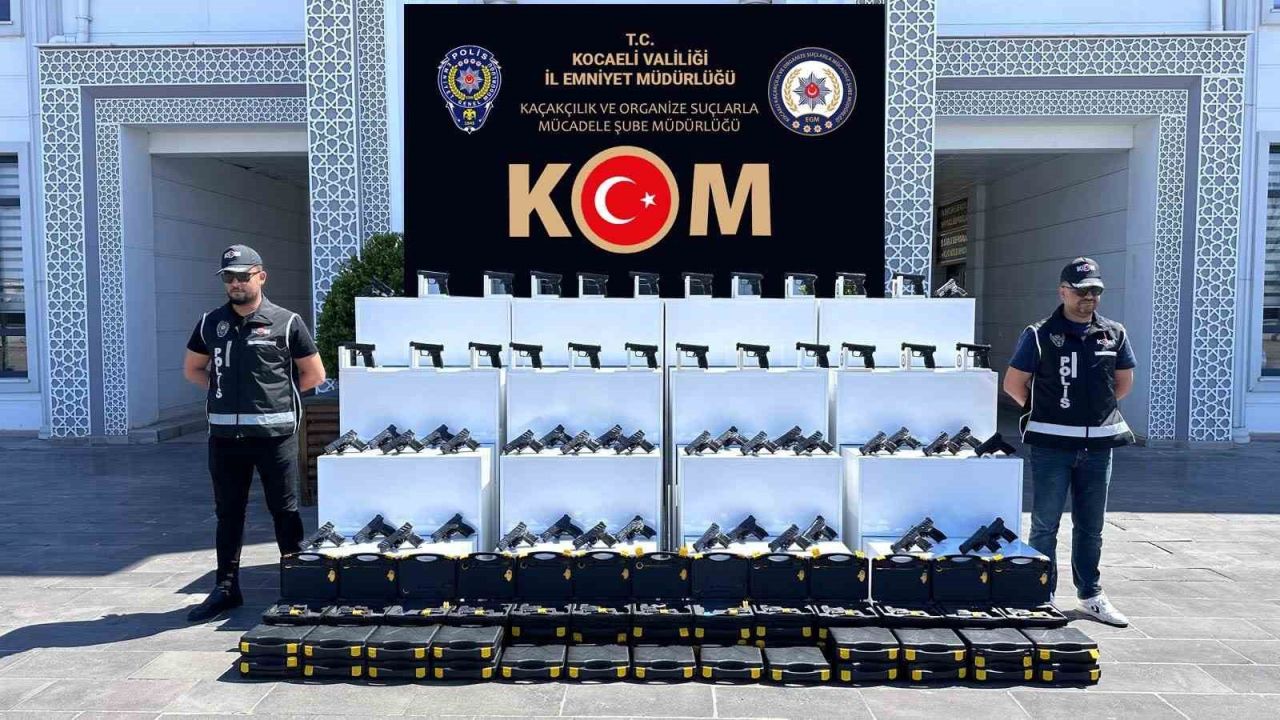 TEM’de silah kaçakçılığı operasyonu: 60 tabanca ele geçirildi