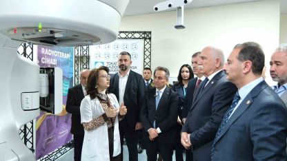 TOGÜ Hastanesi’nde radyoterapi cihazı törenle hizmete girdi