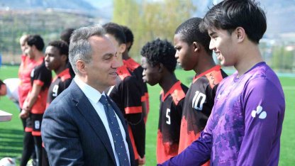 Tokat’ta gençler futbol turnuvasında buluştu