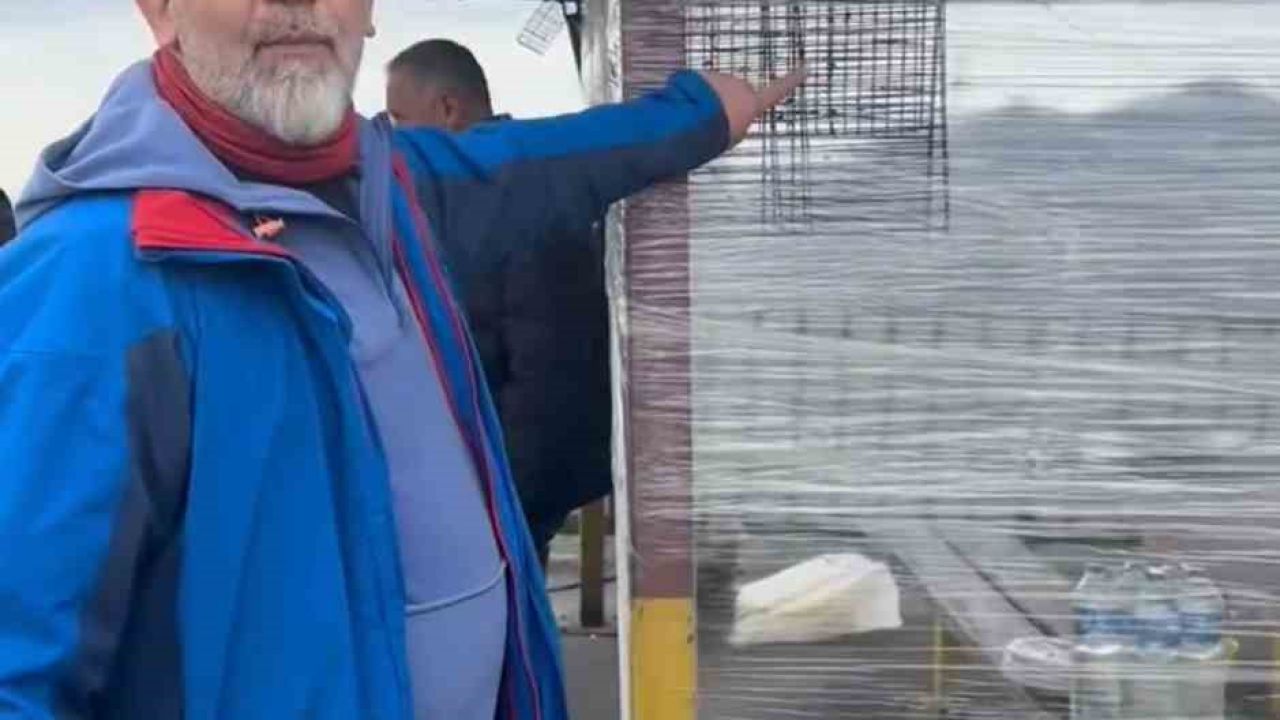 Trabzon’da yayla yolunda şaşırtan görüntü