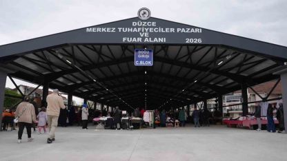 Tuhafiyeciler temiz ve nezih pazaryerine kavuştu