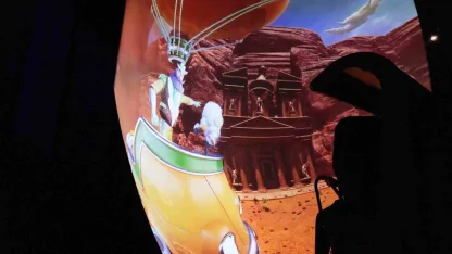 Türkiye’de ilk: Uçan sinema vatandaşların ayağını yerden kesti