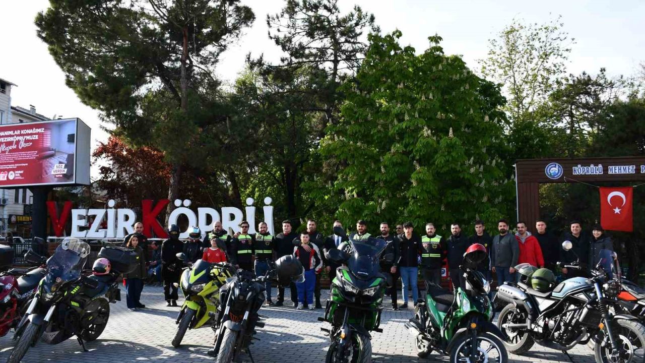 Vezirköprü’de 23 Nisan’da motosiklet korteji