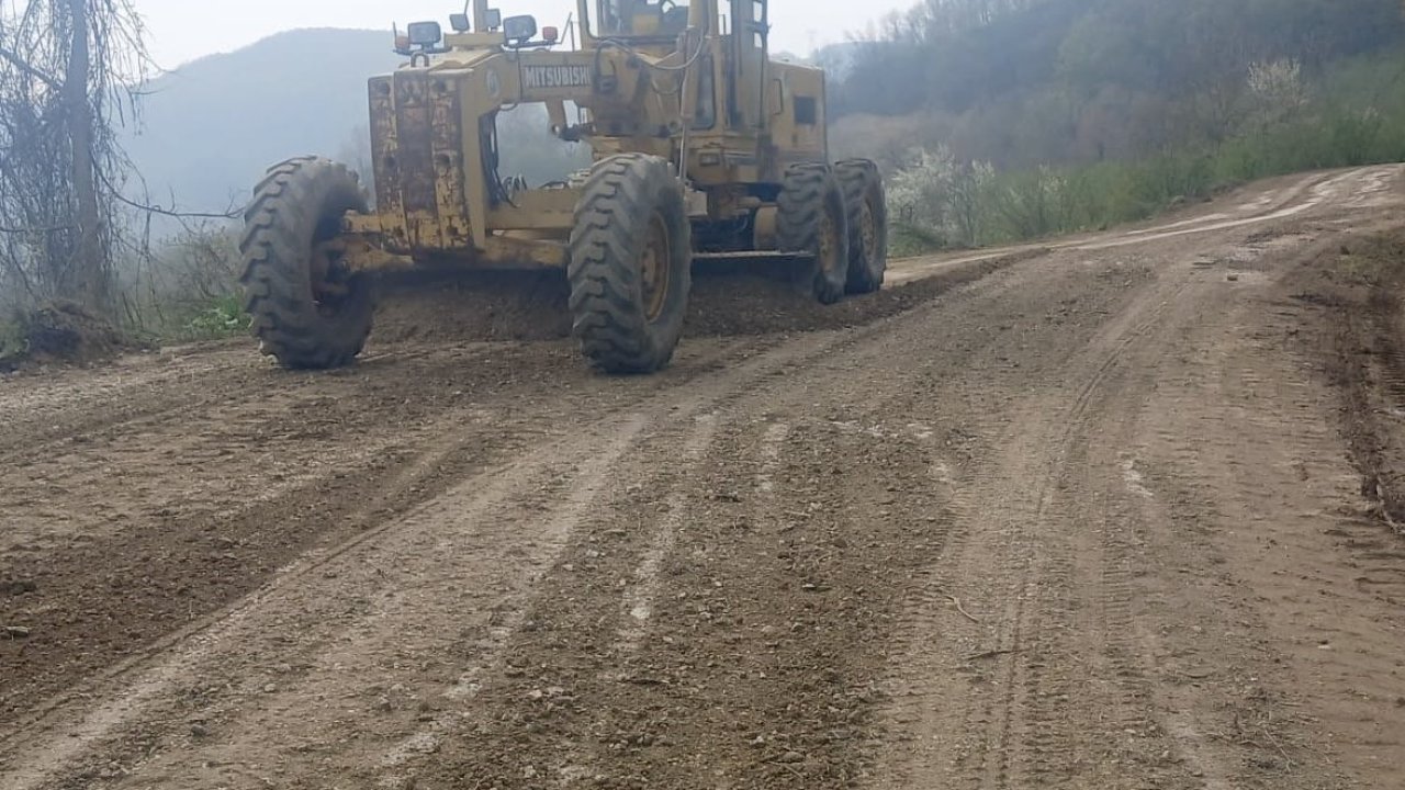 Yığılca’da asfalt öncesi çalışmalar hızlandırıldı