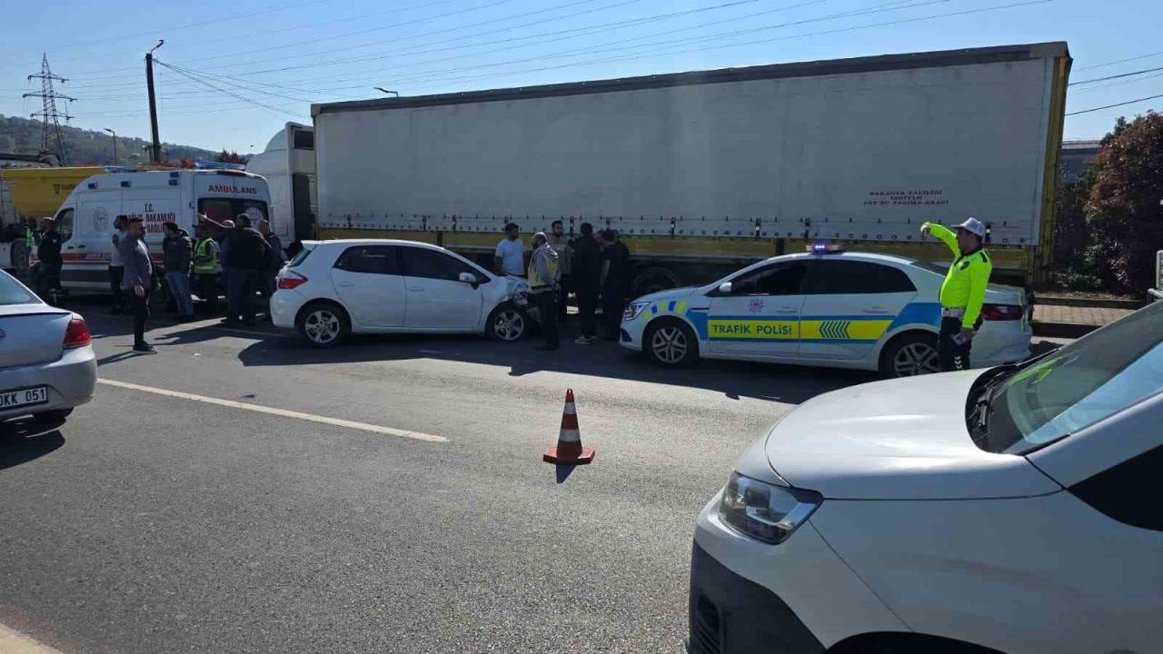 Zonguldak’ta trafik kazası 1 yaralı