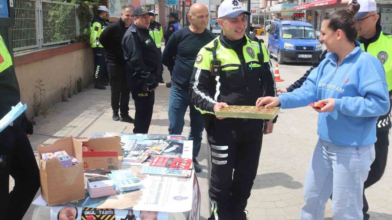 Bafra’da Trafik Haftası’nda farkındalık etkinliği