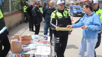 Bafra’da Trafik Haftası’nda farkındalık etkinliği