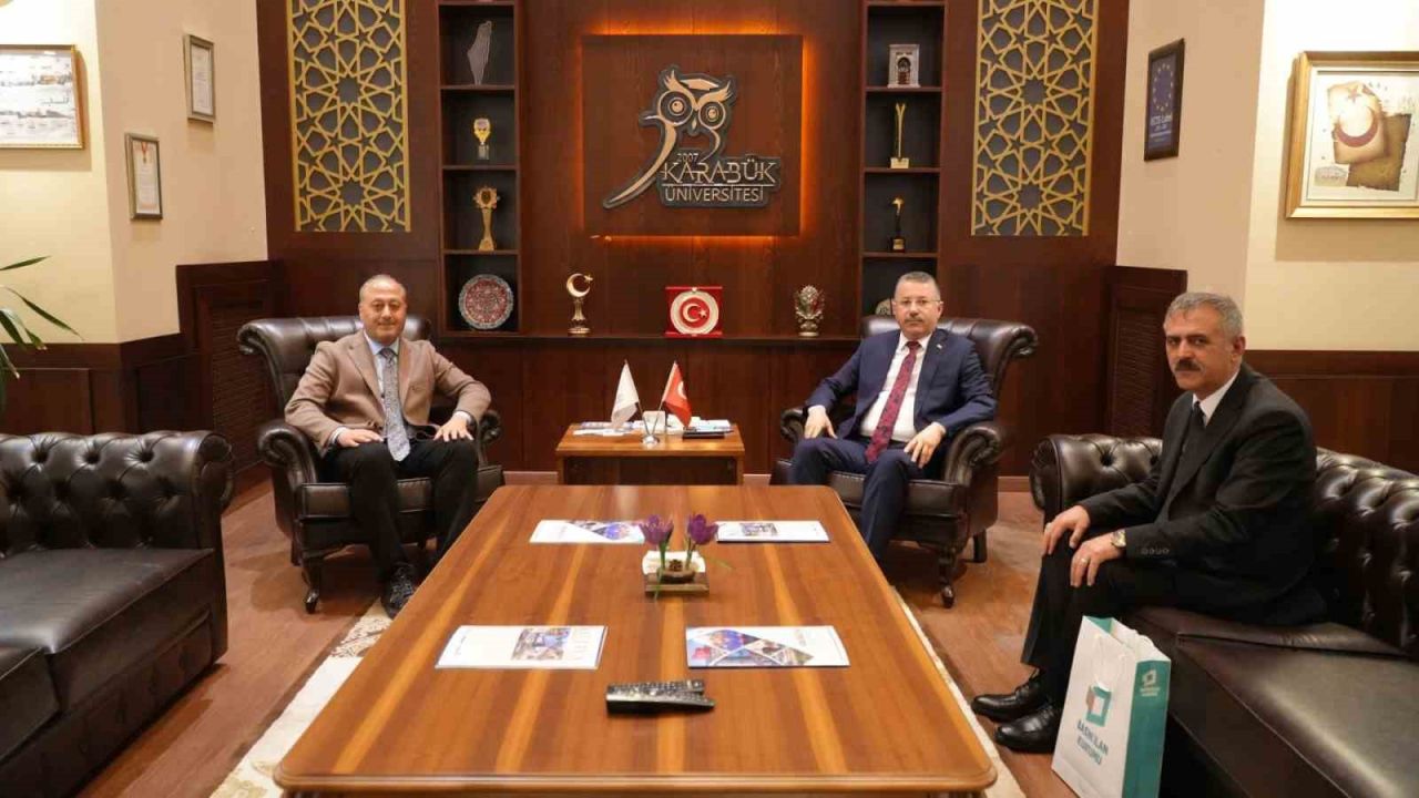 BİK Ankara Bölge Müdürü Çelik’ten Rektör Kırışık’a ziyaret