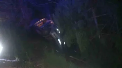 Bolu’da kontrolden çıkan otomobil devrildi: 1 yaralı