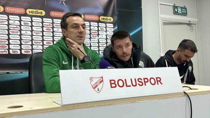 Boluspor - Serikspor maçının ardından