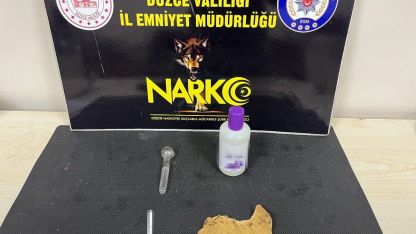 Düzce’de uyuşturucu operasyonu: 1 tutuklama