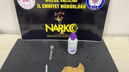 Düzce’de uyuşturucu operasyonu: 1 tutuklama