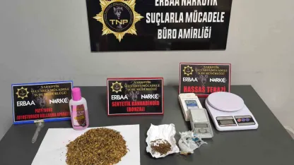 Erbaa’da uyuşturucu operasyonu: 3 gözaltı