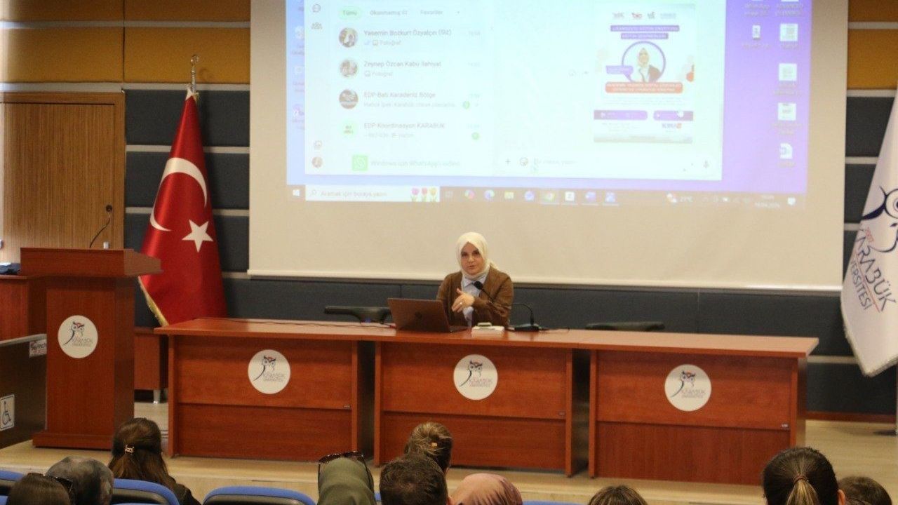 KBÜ’de akademik yazımda dijital çözümler eğitimi verildi