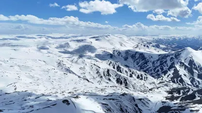 Palandöken’de kar bereketi, sezon uzadı