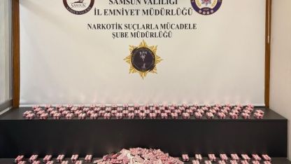 Samsun’da 11 bin 704 adet uyuşturucu hap ele geçirildi