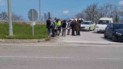 Sinop’ta motosiklet ile otomobil çarpıştı: 1 yaralı
