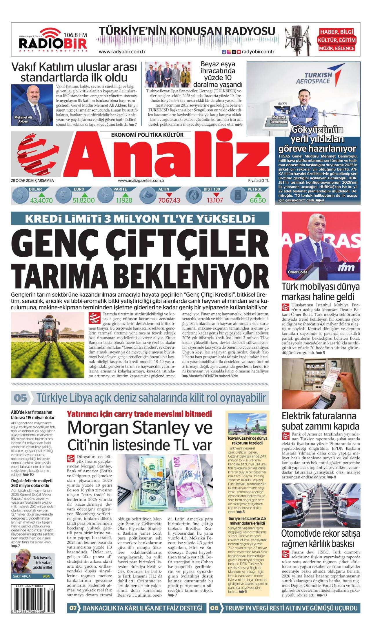 Analiz Gazete Manşeti