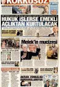 Korkusuz Gazete Manşeti