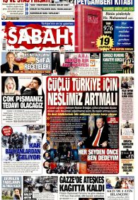 SABAH Gazete Manşeti