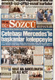 Sözcü Gazete Manşeti