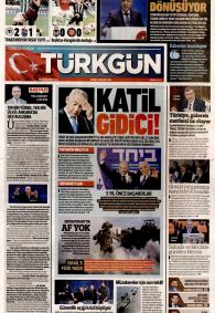 Türkgün Gazetesi Gazete Manşeti