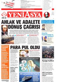 Yeni Asya Gazete Manşeti